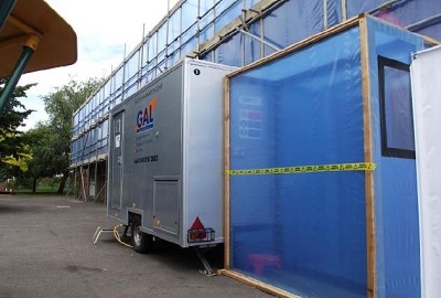 Insulation board removal