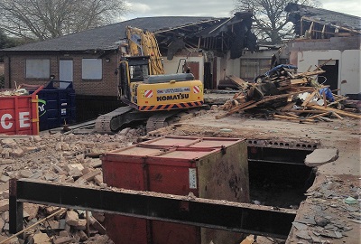Demolition of Bewdley Medical Centre