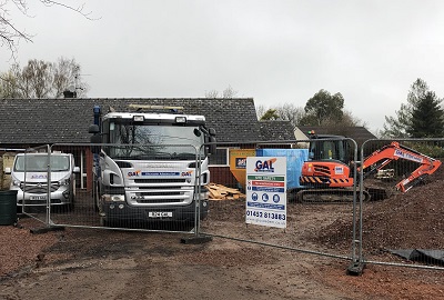 Demolition of Colt Bungalow Monmouth