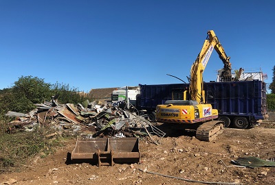 Demolition & Site clearance works, old redundant buildings
