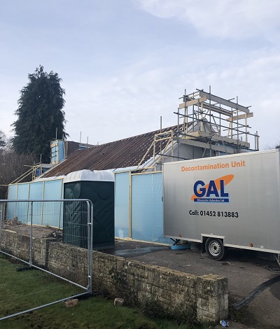 Enclosure Construction Works at Ross on Wye Bungalow