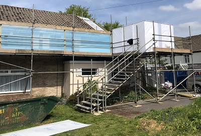 Enclosure Construction Works at Swindon